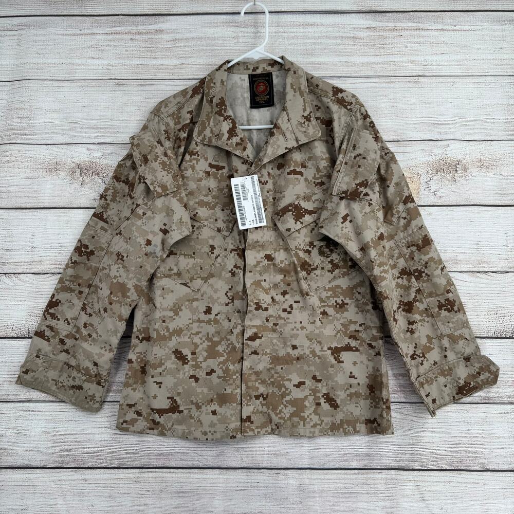 US Marine Corps American Apparel Desert Marpat Blouse Jacket Adult SM SHT‎ NEW